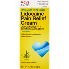 이미지를 갤러리 뷰어에 로드 , 리도카인 4% 133g Lidocaine 마취크림 문신크림 사정지연 CVS 미국 직배송