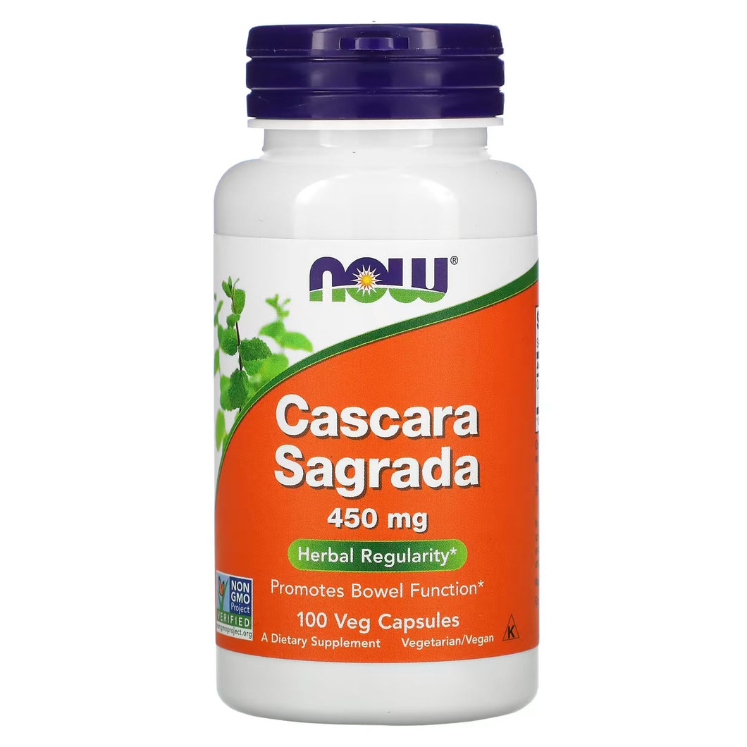 NOW Foods 갈매나무 추출물 카스카라 사그라다 450 mg 250정 변비개선 Cascara Sagrada